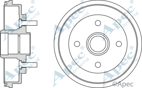 APEC BRAKING Тормозной барабан DRM9166